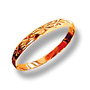 1101000 Обручальное кольцо из золота